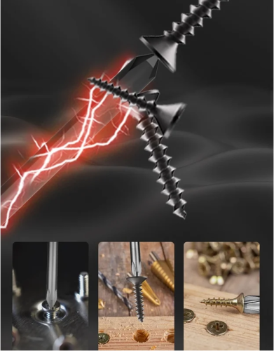 Отвертка Deli HS EHT1206 PH2x150 мм, Soft Touch, черный фото 3