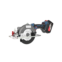 Пила циркулярная DongCheng DCMY140S (TYPE EM), 20 В, 140 мм, 2 АКБ, 4 Ач, З/У 2 А