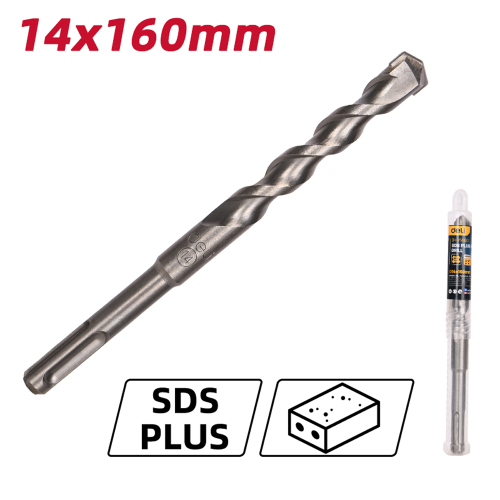 Бур по бетону Deli YS EDH-Y14160, 14 x 160 мм, SDS-PLUS фото 2