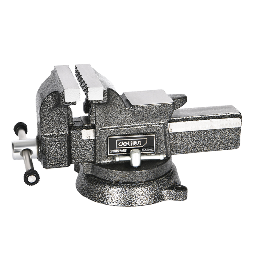Тиски стальные Deli YS EDL2906Z, поворотные, с наковальней, 6"-150 мм Тиски стальные Deli YS EDL2906Z, поворотные, с наковальней, 6"-150 мм