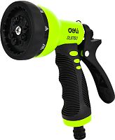 Пистолет-распылитель Deli GS EDL8760 9 функций, быстросъем, фиксатор курка