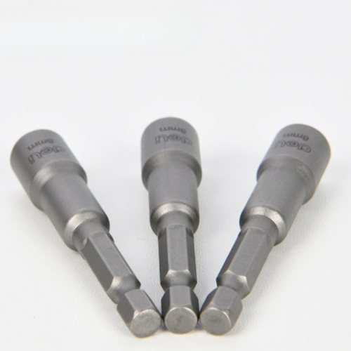 Набор насадок шестигранных магнитных Deli YS EDL4808T, 8 мм, HEX 1/4", серебристый фото 2