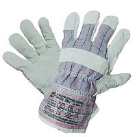 Перчатки спилковые "Arcticus" комбинированные, размер 10