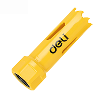 Коронка биметаллическая Deli YS EDH-SKK016-E1, 16 х 38 мм, М14