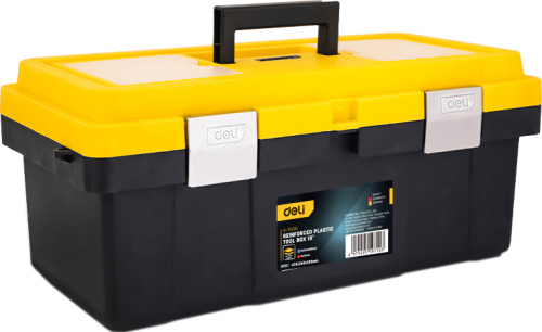 Ящик для инструмента Deli YS EDL-TC290 470x240x205 мм, пластм., металл. застежки фото 2