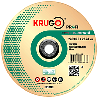 Круг зачистной по металлу Krugo Profi, 230 x 6.0 x 22.23 мм