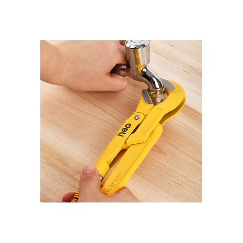 Ключ трубный Deli YS EDL105267 2",тип S, раскрытие губок 67 мм фото 5