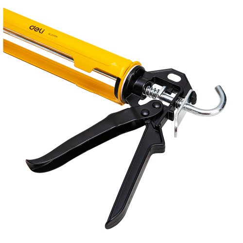 Пистолет для герметика Deli YS EDL2370A, полузакрытый, 250 мм фото 4