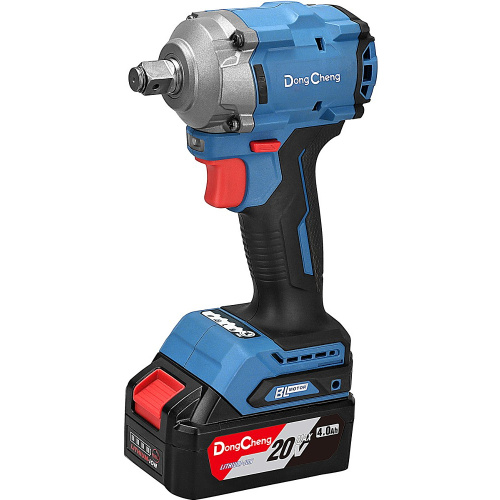 Набор аккумуляторного электроинструмента DongCheng DCKIT28 (TYPE EK), 20 В, 2 АКБ, 4 Ач, З/У 4 А (дрель-шуруповерт DCJZ2060i + гайковерт DCPB358) фото 7