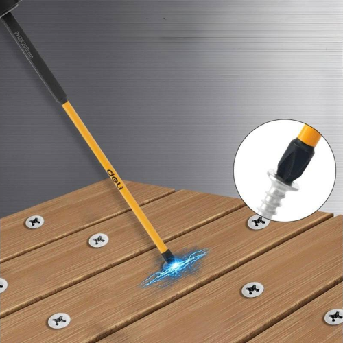 Бита Deli YS EDL251200, ударная, 10 шт., PH2 x 200 мм фото 4