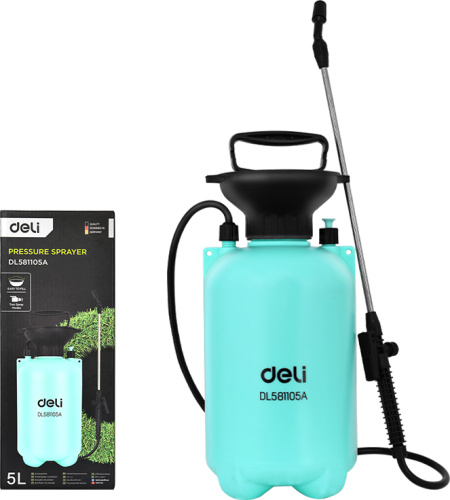 Опрыскиватель Deli GS EDL581105A помповый, 5 л, голубой фото 2