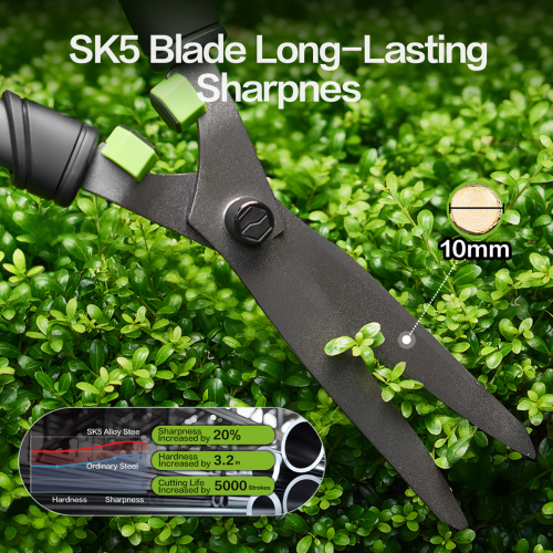 Сучкорез садовый Deli GS EDL-YL1006, 650 мм, черный/зеленый фото 2