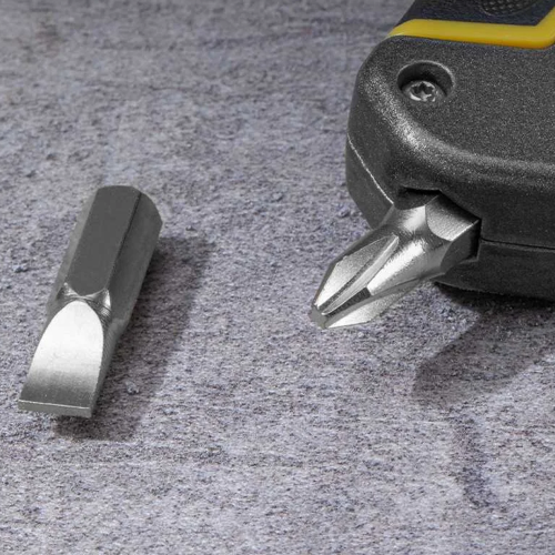 Нож строительный складной Deli YS EDL006Z, трапеция, 19 мм фото 7