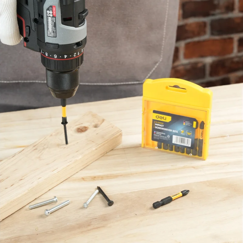 Бита  Deli YS EDL251050, ударная, 10 шт., PH2 x 50 мм фото 7