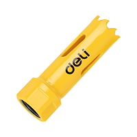 Коронка биметаллическая Deli YS EDH-SKK022-E1, 22 х 38 мм, М14