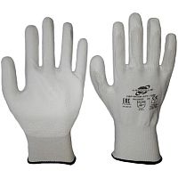 Перчатки нейлоновые с полиуретановым покрытием Arcticus, 13 кл. вязки