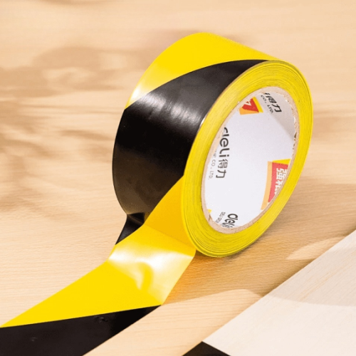 Клейкая лента разметочная Deli "Stick up Strong", 4.8 x 33 см/м, желто-черный фото 4