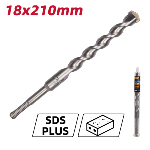 Бур по бетону Deli YS EDH-Y18210,18 x 210 мм, SDS-PLUS фото 2