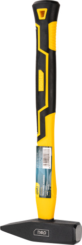 Молоток слесарный Deli YS EDL442005 0.5 кг, фибергласовая рукоятка фото 3