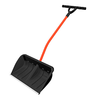 Лопата снеговая "Ратник", 68 х 38 см, с черенком