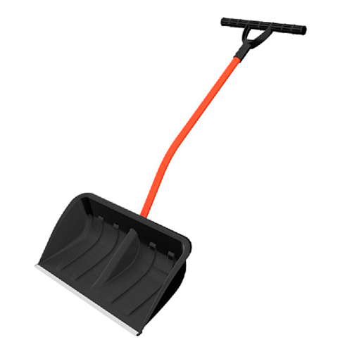 Лопата снеговая "Ратник", 68 х 38 см, с черенком