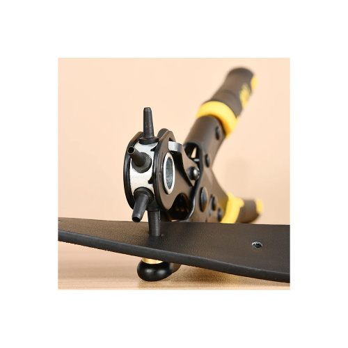 Дырокол Deli YS EDL1919A, для кожи, 250 мм., 6-в-1 фото 4