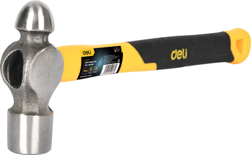 Молоток шаровой Deli YS EDL443020 0.9 кг, фибергласовая рукоятка фото 2