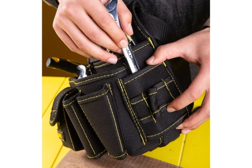 Сумка для инструментов поясная Deli YS EDL-P5 250*140*210 мм, ткань Oxford фото 3