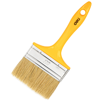Кисть малярная Deli YS EDL509139, плоская, 4"-100 мм, смешанная щетина