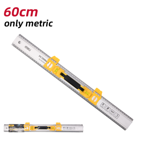 Уровень-линейка Deli YS EDL700300A, 600 мм фото 2