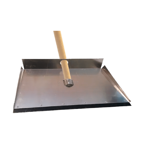 Лопата снеговая, 50 х 37.5 см, с черенком