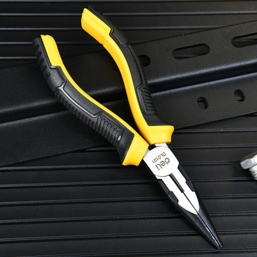 Длинногубцы Deli YS EDL0101, 160 мм, 2-х компонентные рукоятки фото 6 Длинногубцы Deli YS EDL0101, 160 мм, 2-х компонентные рукоятки фото 6