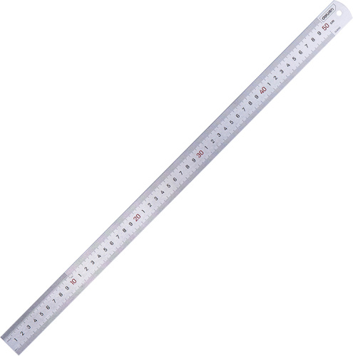 Линейка Deli YS DL8050 50 см, металлическая