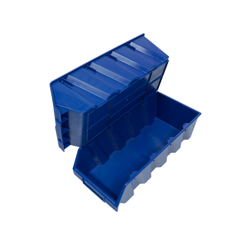 Ящик пластиковый "Практик", 500x230x150 мм, синий фото 6