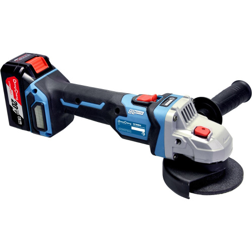 Угловая шлифмашина DongCheng DCSM04-125 (TYPE EM), 125 мм, 2 АКБ, 4 Ач, З/У 2 А фото 5