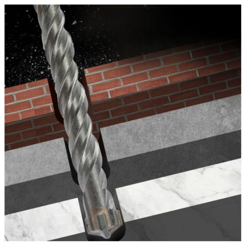 Бур по бетону Deli YS EDH-Y08210, 8 x 210 мм, SDS-PLUS фото 3