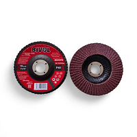 Круг лепестковый торцевой BIVOL 125 x 22,2 мм Р40